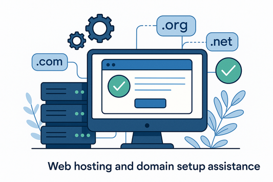 Hosting + domain (setup assistance)